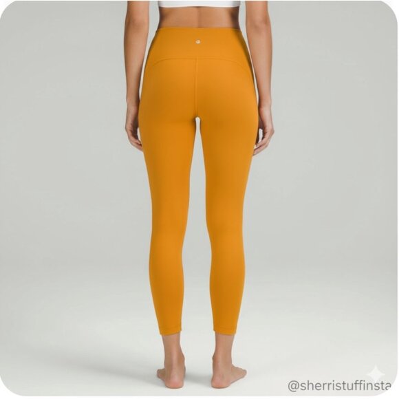 lululemon athletica Pants - NWOT Lululemon InStill High-Rise Orange Tights 25" SmoothCover™ Yoga Leggings 4